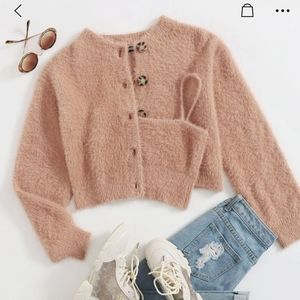 cardigan with cami